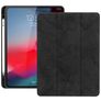 Mobigear Tri-Fold Gel iPad Pro 12.9 Inch (2018) Hoes TPU,Kunstleer Bookcase + Stylus Houder - Zwart