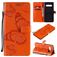 Mobigear Butterfly LG V60 ThinQ Hoesje Bookcase Portemonnee - Oranje
