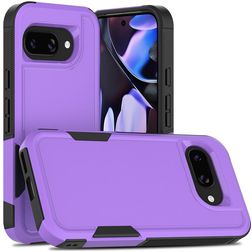 Mobigear Heavy Armor Google Pixel 9a Hoesje Hardcase Backcover Shockproof - Paars