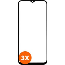 Mobigear Premium Motorola Moto G8 Power Lite Glazen Screenprotector - Case Friendly - Zwart (3-Pack)