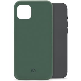 Mobilize Rubber Gelly iPhone 15 Plus Hoesje Flexibel TPU Backcover - Matt Green