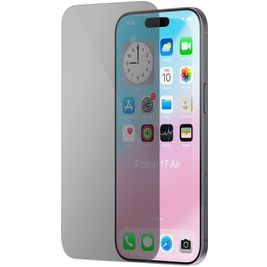 Mobiparts iPhone Air Glazen Screenprotector Privacy - Case Friendly - Zwart