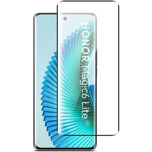 Mobigear Premium HONOR Magic 6 Lite Glazen Screenprotector - Case Friendly - Zwart