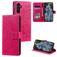 Mobigear Mandala Samsung Galaxy S25 FE Hoesje Bookcase Portemonnee - Rood