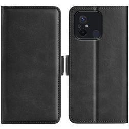 Mobigear Slim Magnet Xiaomi Redmi 12C Hoesje Bookcase Portemonnee - Zwart