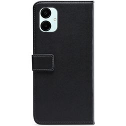 Mobilize Classic Gelly Samsung Galaxy A06 Hoesje Bookcase Portemonnee - Zwart