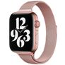 Mobigear Slim Loop Milanese Apple Watch Bandje Magneetsluiting - 42/41/40/38 mm - Roze