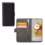 Mobilize Classic Gelly Wallet Motorola Moto G73 5G Hoesje Bookcase Portemonnee - Zwart