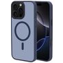 Mobiparts Hardcover iPhone 16 Pro Max MagSafe Hoesje Hardcase Backcover - Satin Blue