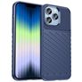 Mobigear Groove iPhone 14 Plus Hoesje Flexibel TPU Backcover - Blauw