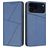 Mobigear Frosted Flip iPhone 17 Pro Max Hoesje Bookcase Portemonnee - Blauw
