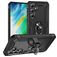 Mobigear Armor ring Samsung Galaxy S24 FE Hoesje Hardcase Backcover Shockproof met Ringhouder - Zwart