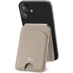 My Style Magnet Card Pasjeshouder - 5 Pasjes - MagSafe Compatible - Warm Grey