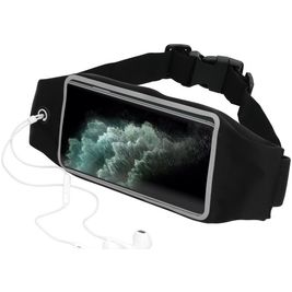 Mobiparts Comfort Fit Belt Telefoonhouder Hardlopen iPhone 11 Pro Max Sport Hoesje Neopreen Heuptas - Zwart
