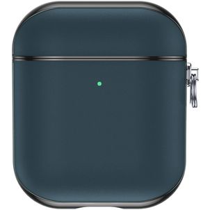 Valenta Snap Apple AirPods 2 Hoesje Echt Leer - Blauw