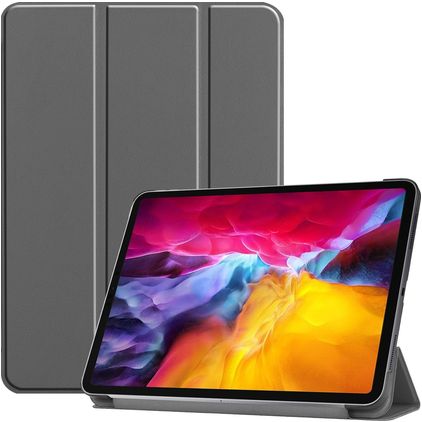 Mobigear Tri-Fold iPad Pro 11 Inch (2022) Hoes Bookcase - Grijs