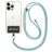 Mobigear Lanyard Universeel Verstelbaar Telefoonkoord - Roze / Groen