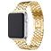 Mobigear Honeycomb Stalen Apple Watch Bandje Gespsluiting - 42/41/40/38 mm - Goud