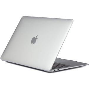 Mobigear Glossy MacBook Air 13 Inch (2018-2020) Hoes Hardshell Laptopcover MacBook Case - Transparant - Model A1932 / A2179 / A2337