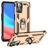 Mobigear Armor Ring OPPO A76 Hoesje Hardcase Backcover Shockproof met Ringhouder - Goud