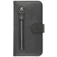 Mobigear Zipper Samsung Galaxy S20 Plus Hoesje Bookcase Portemonnee - Zwart