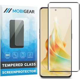 Mobigear Premium OPPO Reno 8T 5G Glazen Screenprotector - Case Friendly - Zwart