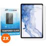 Mobigear Samsung Galaxy Tab S8 Glazen Screenprotector - Case Friendly (2-Pack)
