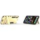 Mobigear Armor Stand iPhone XS Max Hoesje Hardcase Backcover Shockproof met Standaard - Goud