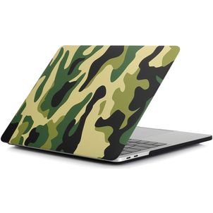 Mobigear Design MacBook Pro 14 Inch (2021-2026) Hoes Hardshell Laptopcover MacBook Case - Jungle Camauflage - Model A2442 / A2779 / A2918 / A2992 / A3401 / A3112 / A3434 / A3427 / A3426