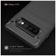 Mobigear Brushed Slim Samsung Galaxy S10 Hoesje Flexibel TPU Backcover - Rood