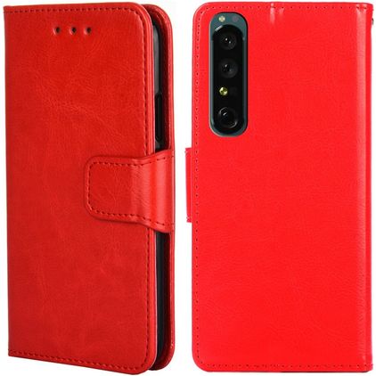 Mobigear Wallet Sony Xperia 1 IV Hoesje Bookcase Portemonnee - Rood