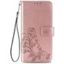 Mobigear Clover Samsung Galaxy A32 4G Hoesje Bookcase Portemonnee - Roségoud