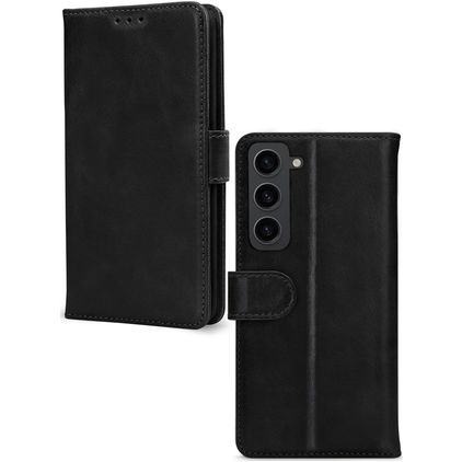 Mobilize Premium Gelly Wallet Samsung Galaxy S23 Plus Hoesje Bookcase Portemonnee - Zwart