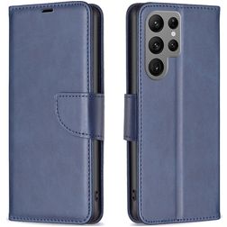 Mobigear Excellent Samsung Galaxy S24 Ultra Hoesje Bookcase Portemonnee - Blauw