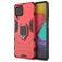 Mobigear Armor Ring Samsung Galaxy M53 Hoesje Hardcase Backcover Shockproof met Ringhouder - Rood