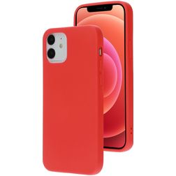 Mobiparts iPhone 12 Pro Siliconen Hoesje Backcover - Scarlet Red