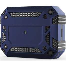 Mobigear Armor Apple AirPods Pro 2 Shockproof Hardcase Hoesje - Blauw