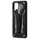 Mobigear Armor Stand Samsung Galaxy A12 Hoesje Hardcase Backcover Shockproof met Standaard - Zwart