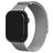 Mobilize RVS Milanese Apple Watch Bandje Magneetsluiting - 49/46/45/44 mm - Sterrenlicht