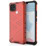 Mobigear Honeycomb Realme C21 Hoesje Hardcase Backcover Shockproof - Rood