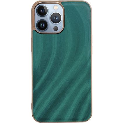 Mobigear Wavy iPhone 14 Pro Hoesje Hardcase Backcover - Groen