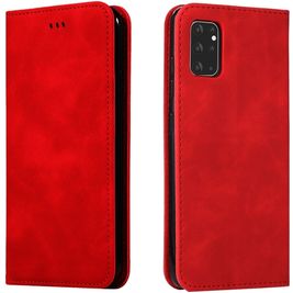 Mobigear Retro Slim Samsung Galaxy S20 Plus Hoesje Bookcase Portemonnee - Rood