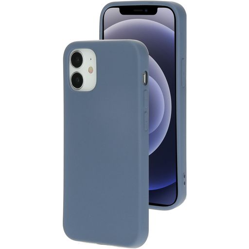 Mobiparts iPhone 12 Mini Siliconen Hoesje Backcover - Royal Grey