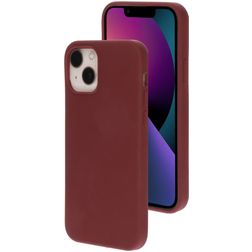 Mobiparts iPhone 13 Siliconen Hoesje Backcover - Plum Red