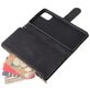 Mobigear Zipper Samsung Galaxy A71 Hoesje Bookcase Portemonnee - Zwart