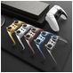 Mobigear Deco Strip Playstation 5 controller Hardcase Hoesje - Grijs
