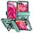 Mobigear Armor Ring Motorola Razr 50 Hoesje Hardcase Backcover Shockproof met Ringhouder - Groen