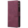 Mobigear Zipper Huawei P40 Pro Hoesje Bookcase Portemonnee - Rood