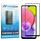 Mobigear Premium Samsung Galaxy A03s Glazen Screenprotector - Case Friendly - Zwart