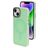 Mobiparts Hardcover iPhone 13 MagSafe Hoesje Hardcase Backcover - Satin Light Green